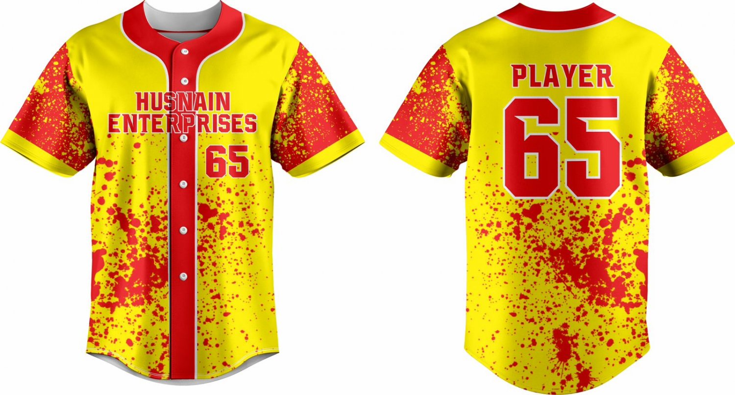 Husnain Enterprises on X: Custom Made Sublimated Baseball jersey